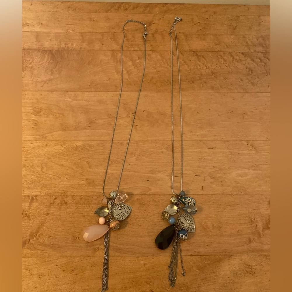 Set of 2 Forever 21 Long Necklaces